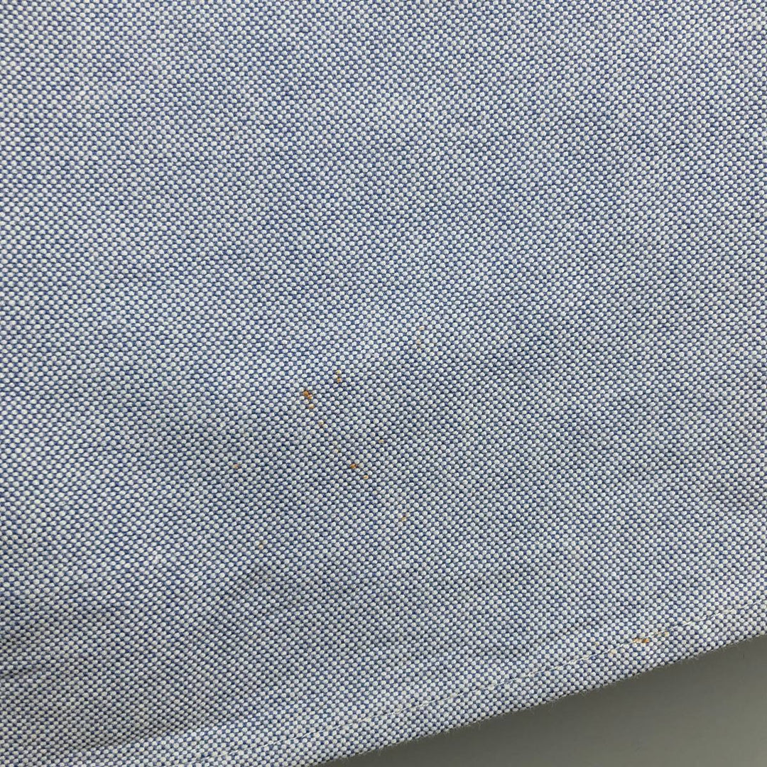 Ralph Lauren YARMOUTH long sleeve button down shirt, men's XL size cotton Blue type light blue Vintage Second Hand