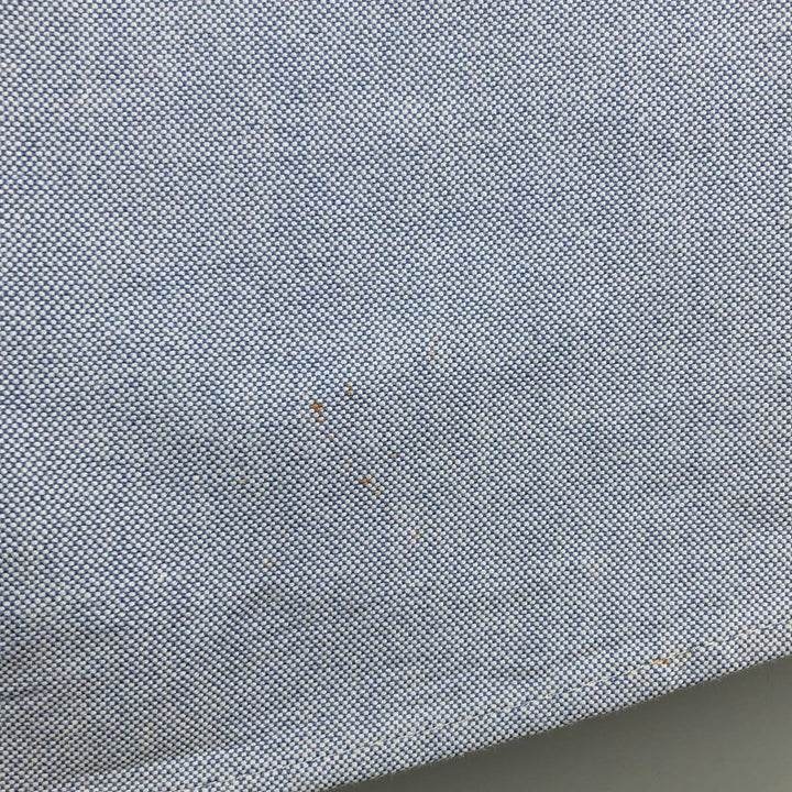 Ralph Lauren YARMOUTH long sleeve button down shirt, men's XL size cotton Blue type light blue Vintage Second Hand