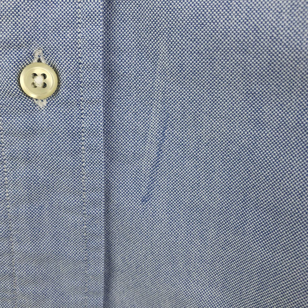 Ralph Lauren YARMOUTH long sleeve button down shirt, men's size L cotton Blue type light blue Vintage Second Hand