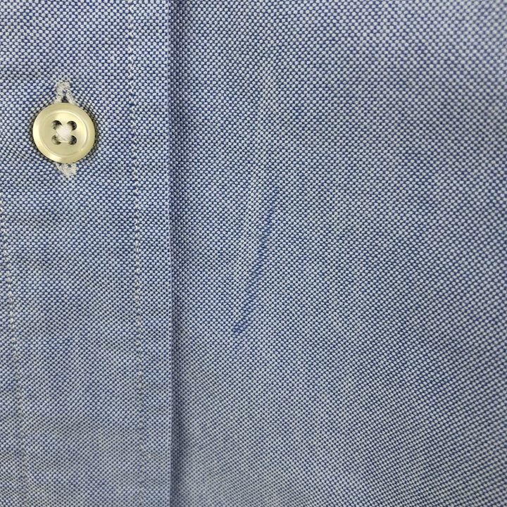 Ralph Lauren YARMOUTH long sleeve button down shirt, men's size L cotton Blue type light blue Vintage Second Hand