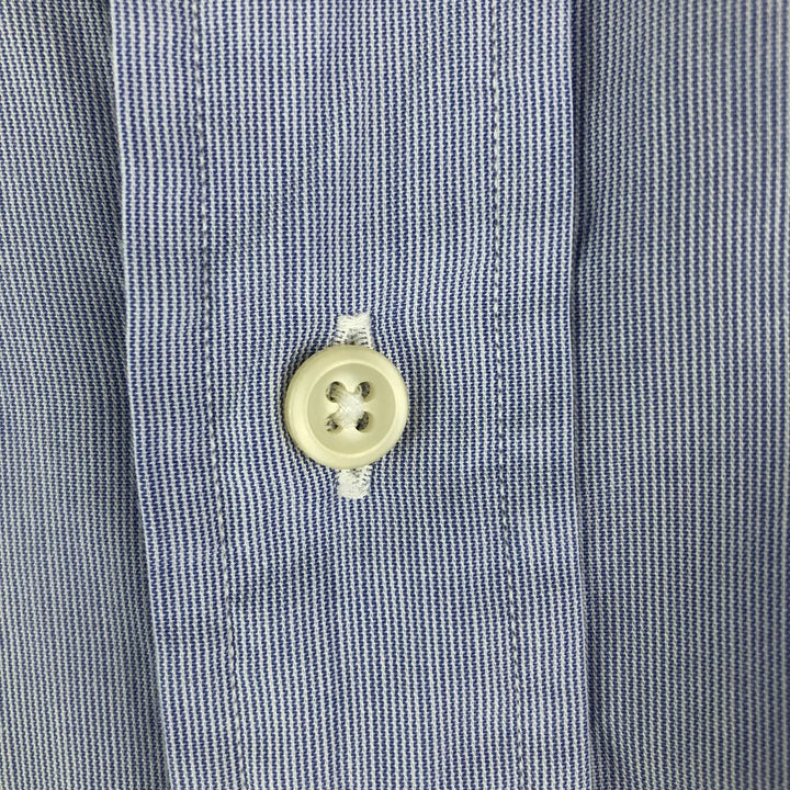 Ralph Lauren POLO by Ralph Lauren ANDREW long sleeve cotton shirt, men's XL size cotton Blue type light blue Vintage Second Hand