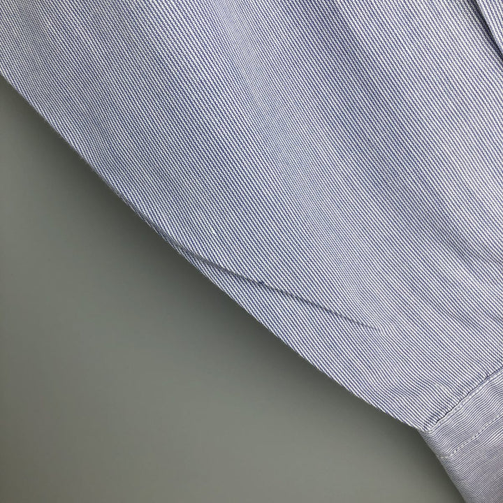 Ralph Lauren POLO by Ralph Lauren ANDREW long sleeve cotton shirt, men's XL size cotton Blue type light blue Vintage Second Hand