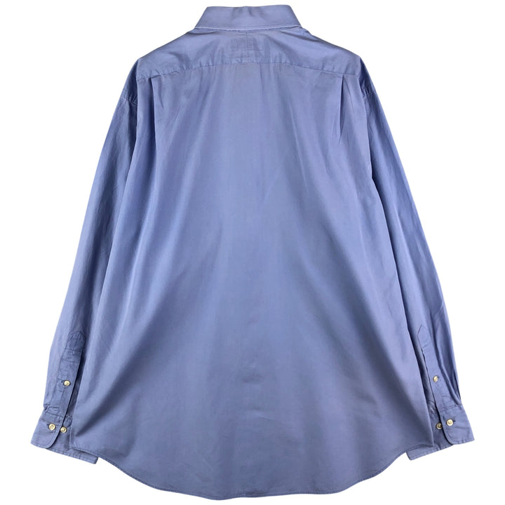 Ralph Lauren REGENT CLASSIC FIT long-sleeved cotton shirt, men's size XL cotton Blue type light blue Vintage Second Hand