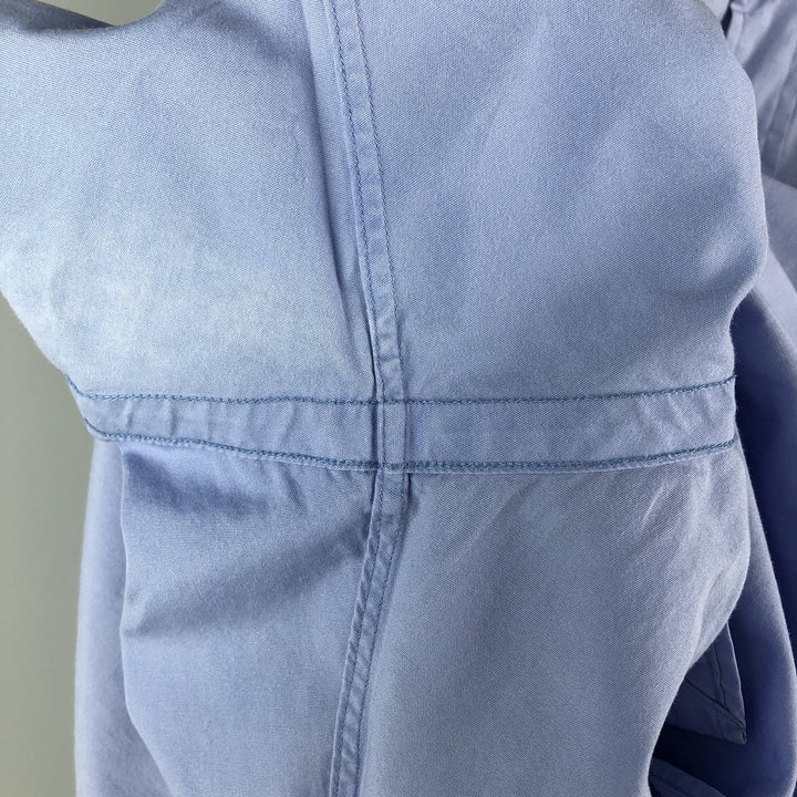 Ralph Lauren REGENT CLASSIC FIT long-sleeved cotton shirt, men's size XL cotton Blue type light blue Vintage Second Hand