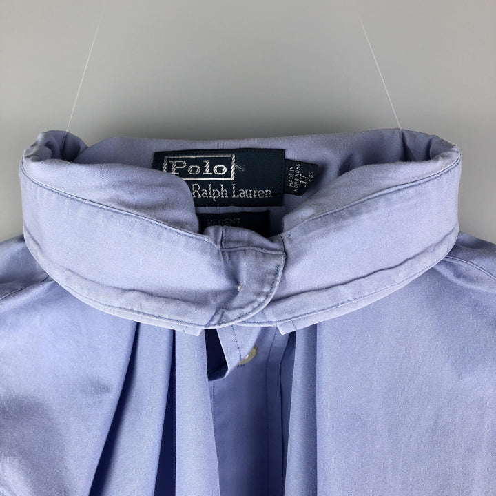 Ralph Lauren REGENT CLASSIC FIT long-sleeved cotton shirt, men's size XL cotton Blue type light blue Vintage Second Hand