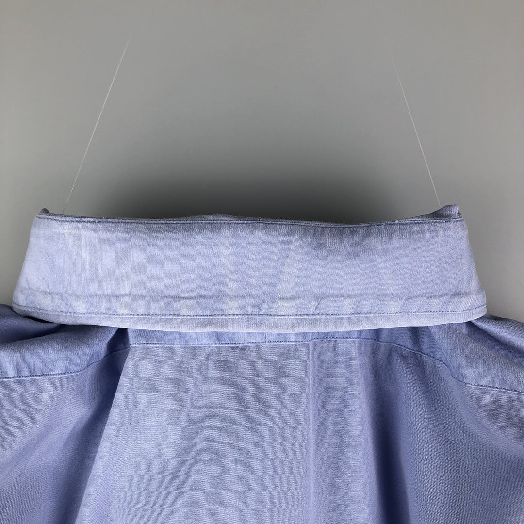Ralph Lauren REGENT CLASSIC FIT long-sleeved cotton shirt, men's size XL cotton Blue type light blue Vintage Second Hand