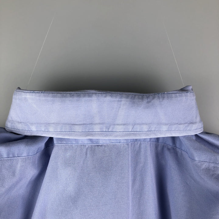 Ralph Lauren REGENT CLASSIC FIT long-sleeved cotton shirt, men's size XL cotton Blue type light blue Vintage Second Hand