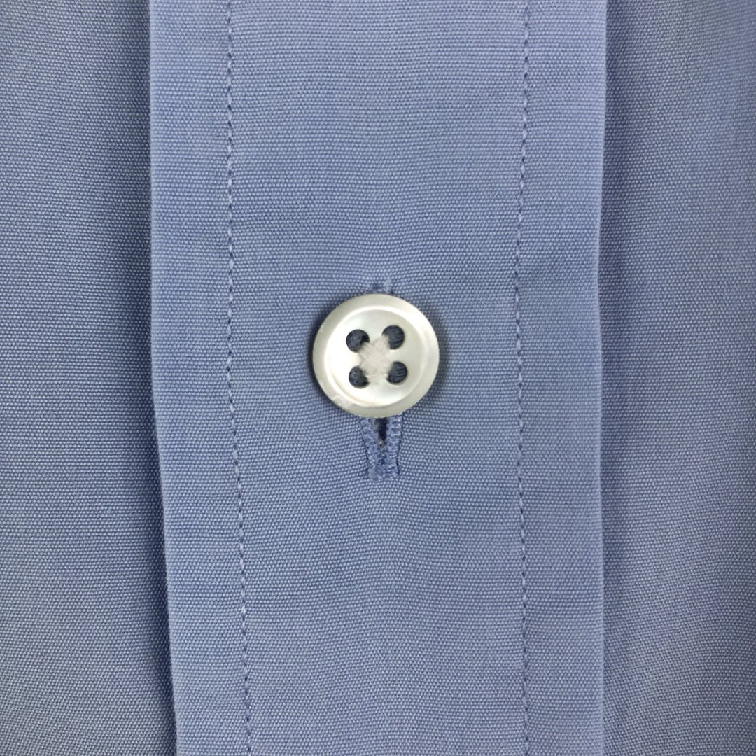 Ralph Lauren long sleeve button down shirt, men's size L cotton Blue type light blue Vintage Second Hand
