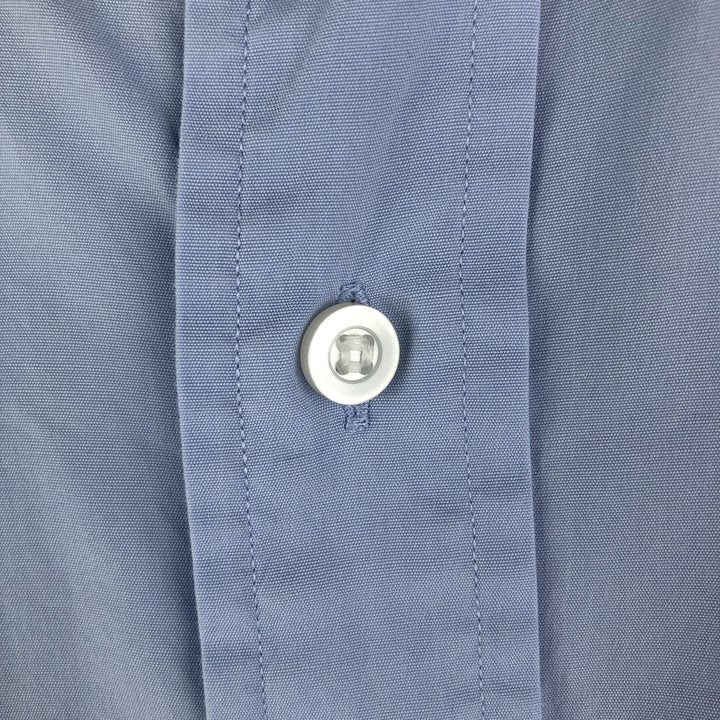 Ralph Lauren long sleeve button down shirt, men's size L cotton Blue type light blue Vintage Second Hand