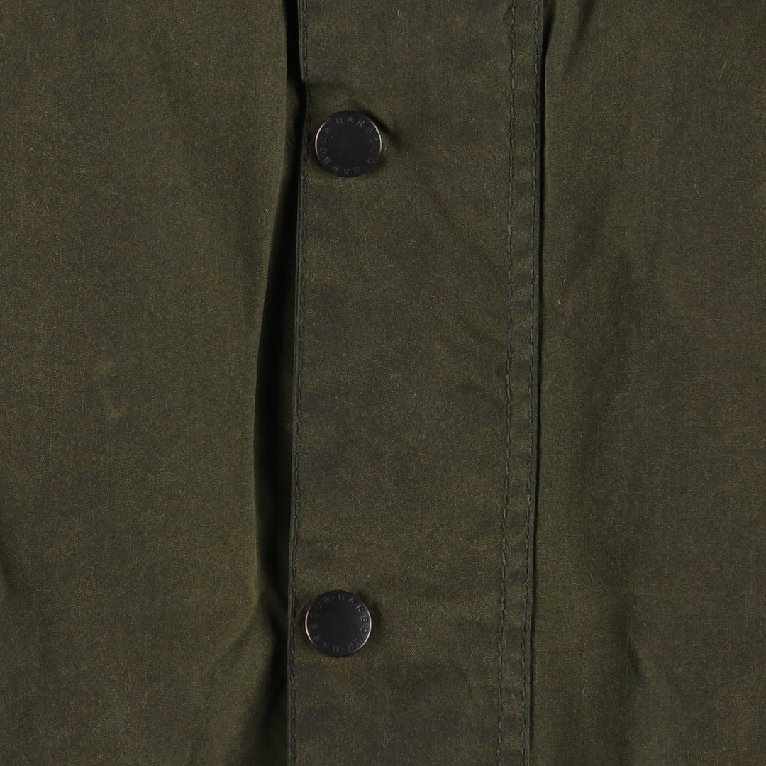 2000'S Barbour Bedale waxed cotton oiled jacket, made in England, C40, men's size M cotton Khaki type Vintage Second Hand