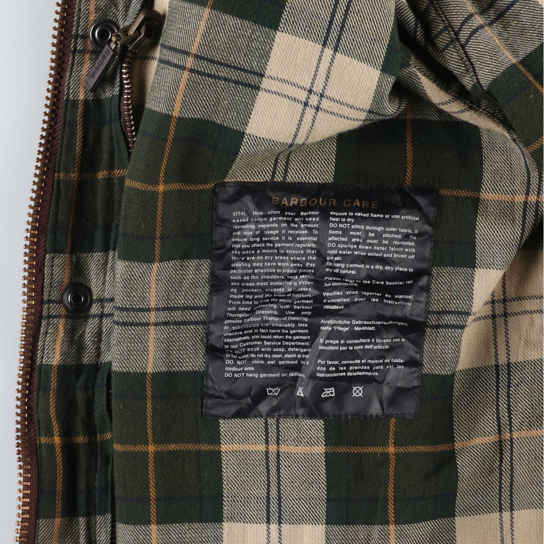 Vintage Barbour Beaufort Oiled Hunting Jacket, Made in England, Men's Size Medium unclear Khaki type Vintage Second Hand