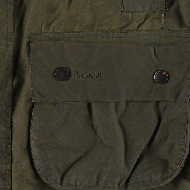 Vintage Barbour Beaufort Oiled Hunting Jacket, Made in England, Men's Size Medium unclear Khaki type Vintage Second Hand