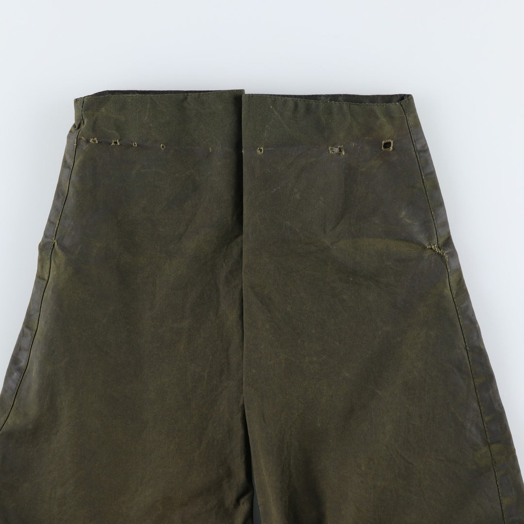 Vintage Barbour Beaufort Oiled Hunting Jacket, Made in England, Men's Size Medium unclear Khaki type Vintage Second Hand