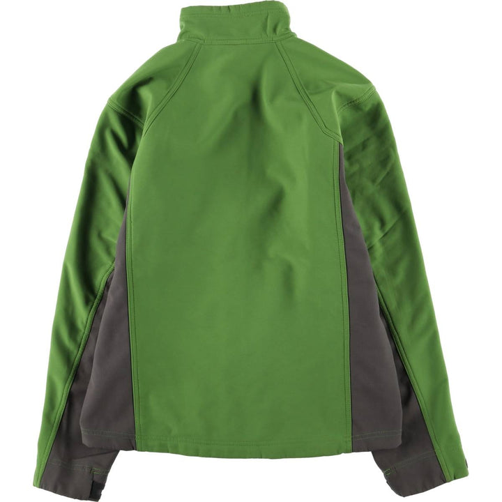 Eddie Bauer Softshell Jacket, Men's Size Small polyester green type Vintage Second Hand