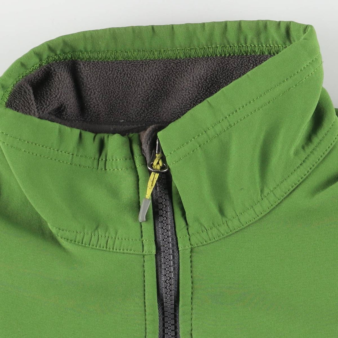 Eddie Bauer Softshell Jacket, Men's Size Small polyester green type Vintage Second Hand