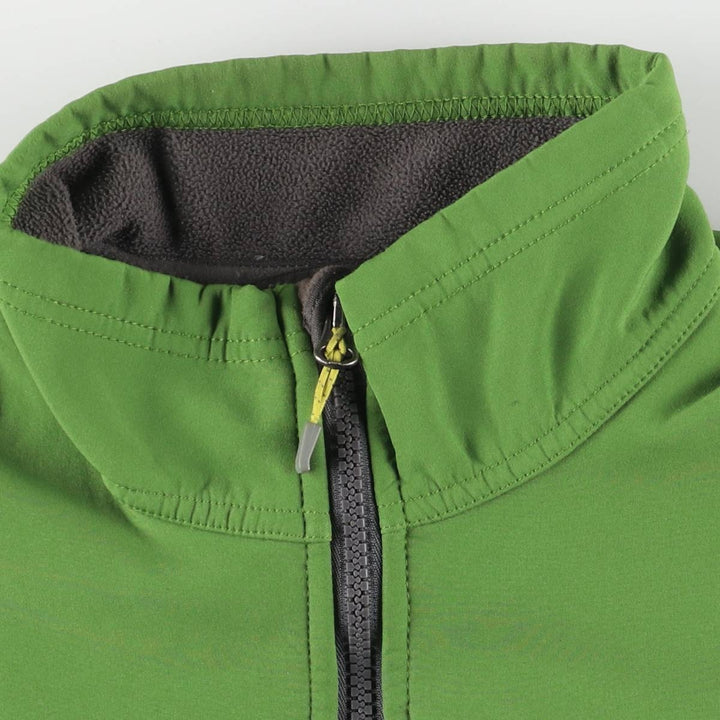 Eddie Bauer Softshell Jacket, Men's Size Small polyester green type Vintage Second Hand