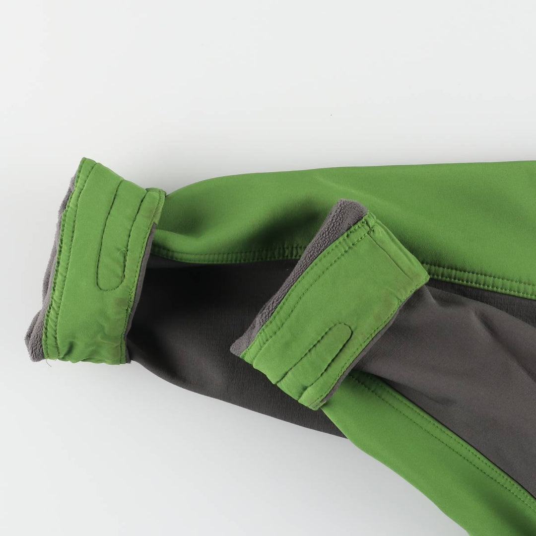 Eddie Bauer Softshell Jacket, Men's Size Small polyester green type Vintage Second Hand