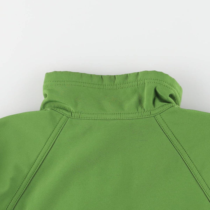 Eddie Bauer Softshell Jacket, Men's Size Small polyester green type Vintage Second Hand