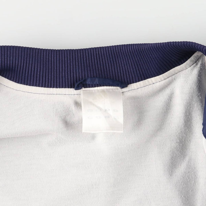 00'S Adidas nylon jacket, men's XL size Nylon navy blue type Vintage Second Hand