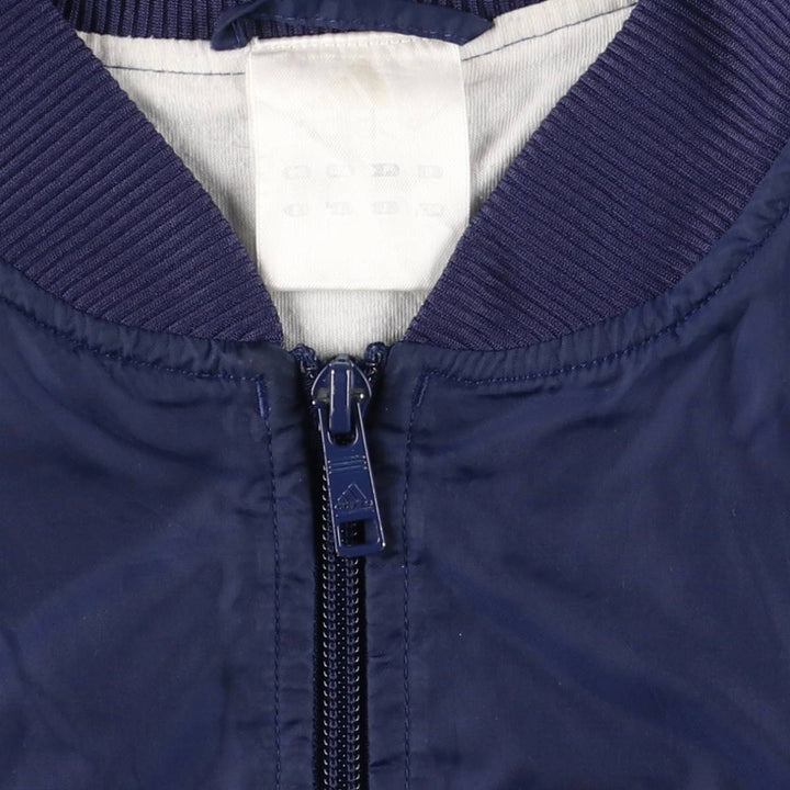 00'S Adidas nylon jacket, men's XL size Nylon navy blue type Vintage Second Hand