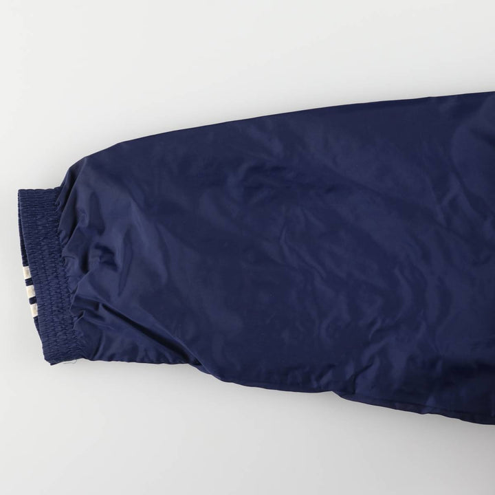 00'S Adidas nylon jacket, men's XL size Nylon navy blue type Vintage Second Hand