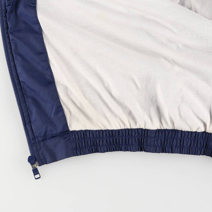 00'S Adidas nylon jacket, men's XL size Nylon navy blue type Vintage Second Hand