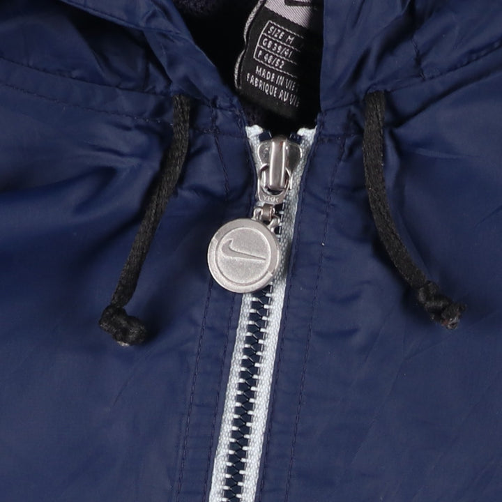 2000'S Nike Nylon Parka, Men's Size Medium Nylon navy blue type Vintage Second Hand