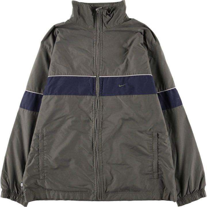 00'S Nike Nylon Jacket Men's Size L Nylon Khaki type Vintage Second Hand