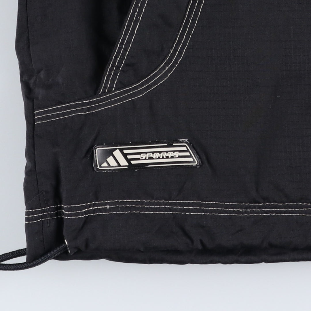 2000'S Adidas Anorak Parka Men's Size M Nylon black type Vintage Second Hand