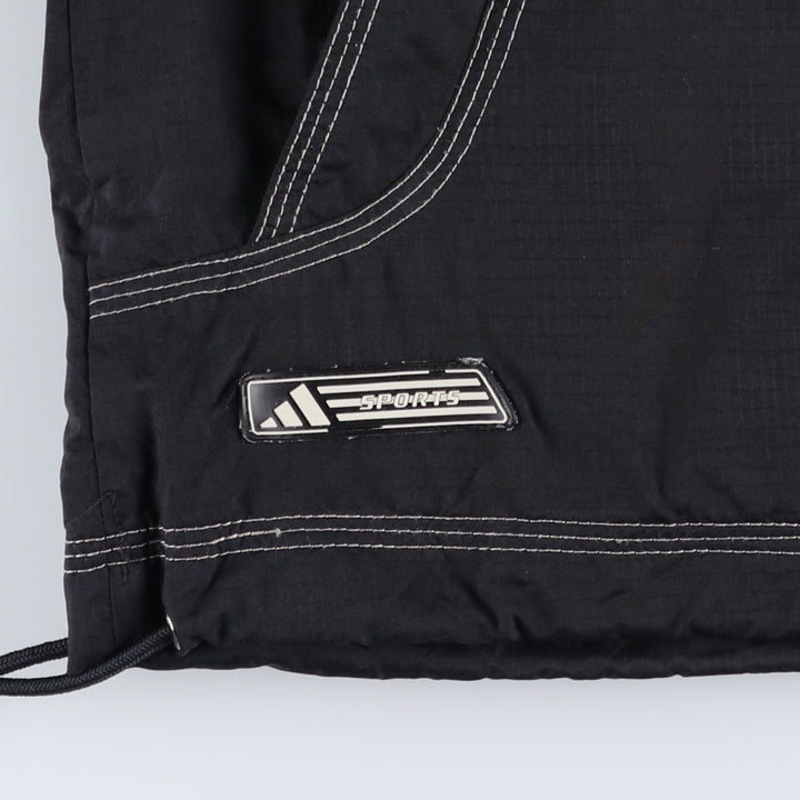 2000'S Adidas Anorak Parka Men's Size M Nylon black type Vintage Second Hand