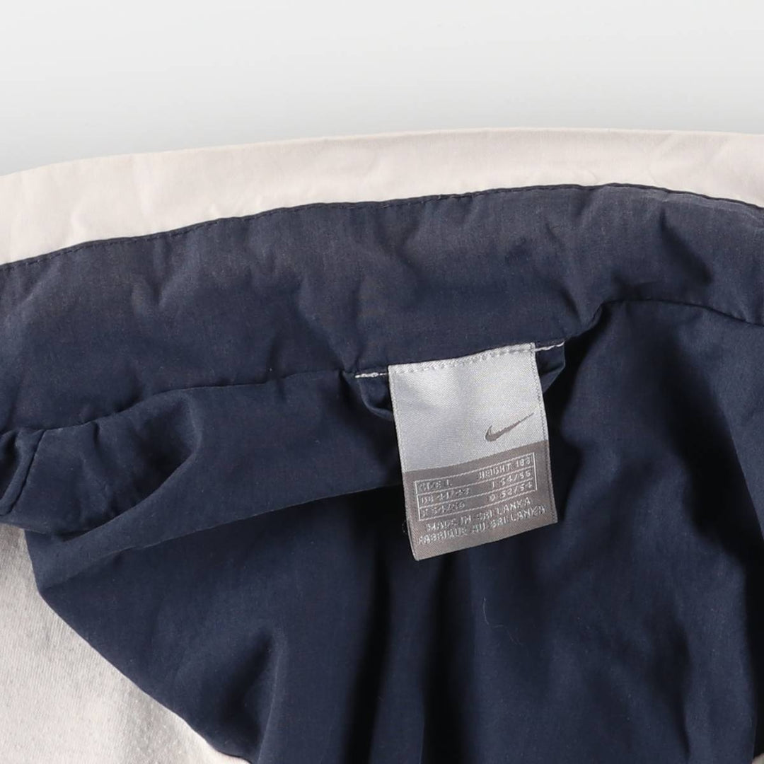 00'S Nike Windbreaker Men's Size L polyester navy blue type Vintage Second Hand