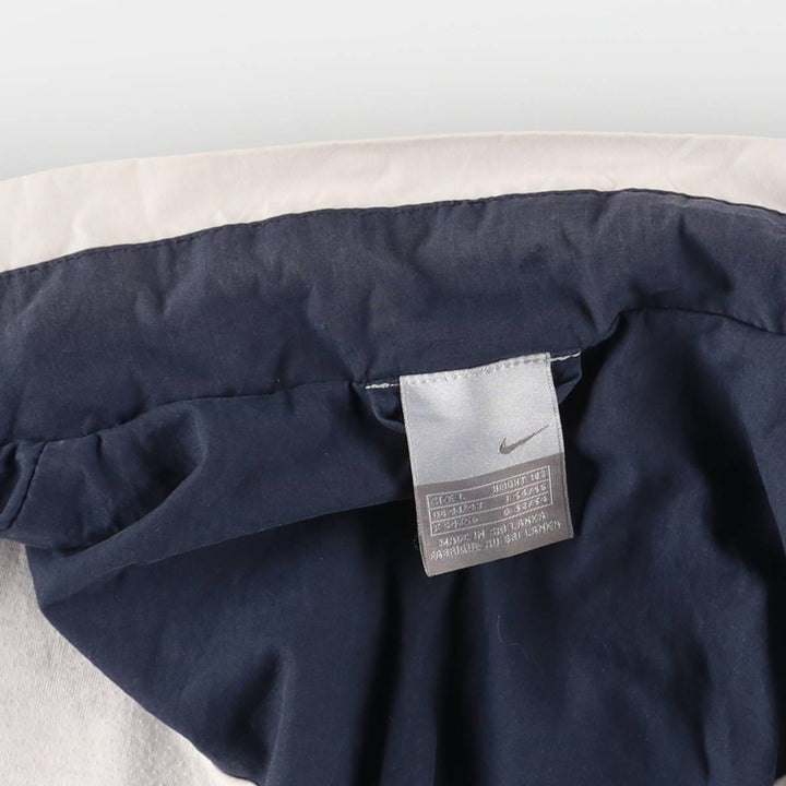 00'S Nike Windbreaker Men's Size L polyester navy blue type Vintage Second Hand