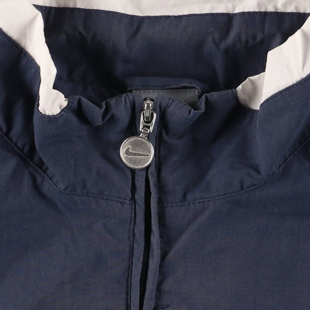 00'S Nike Windbreaker Men's Size L polyester navy blue type Vintage Second Hand