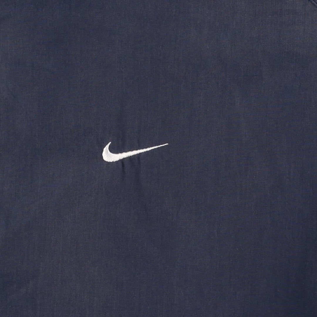 00'S Nike Windbreaker Men's Size L polyester navy blue type Vintage Second Hand