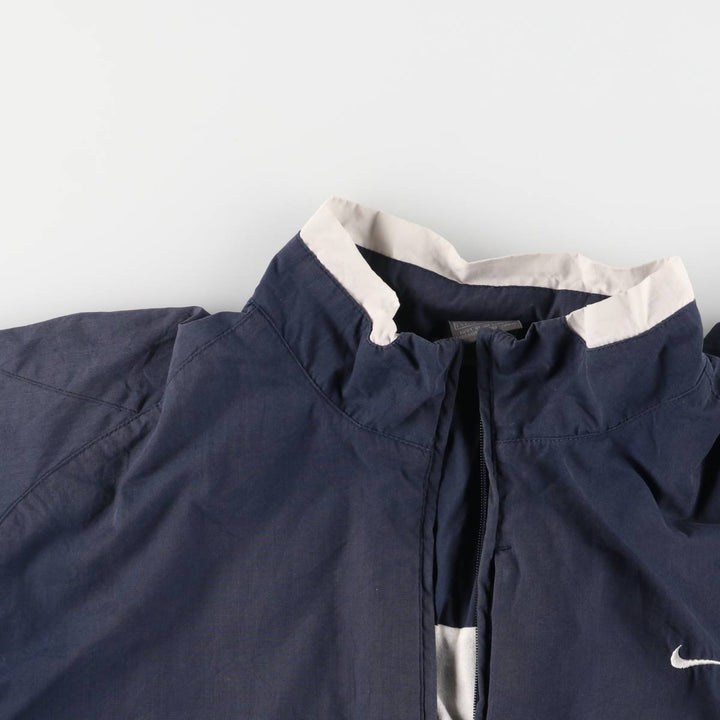 00'S Nike Windbreaker Men's Size L polyester navy blue type Vintage Second Hand