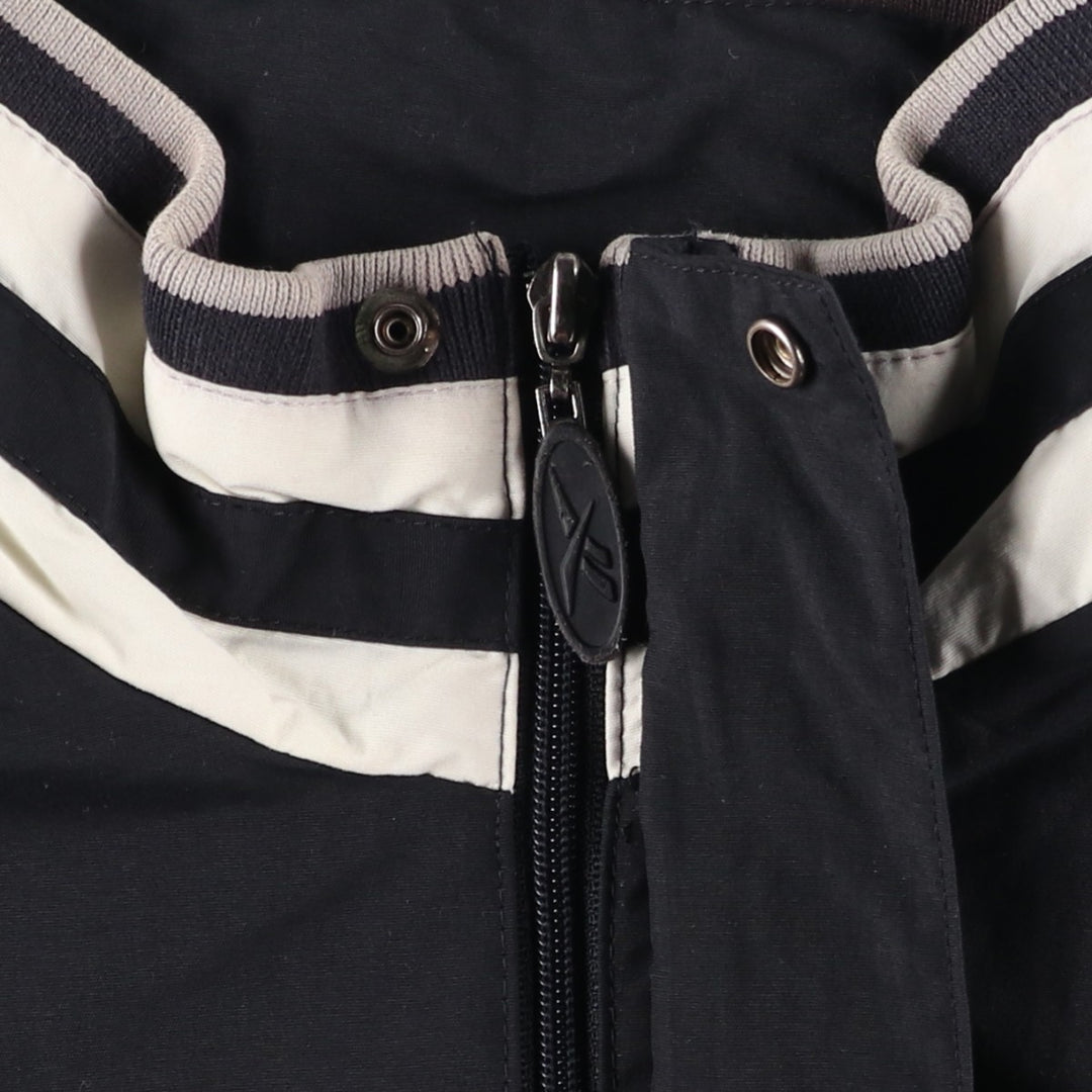 2000s~ Reebok Wisconsin University College Nylon Jacket, Men's Size L Nylon black type Vintage Second Hand