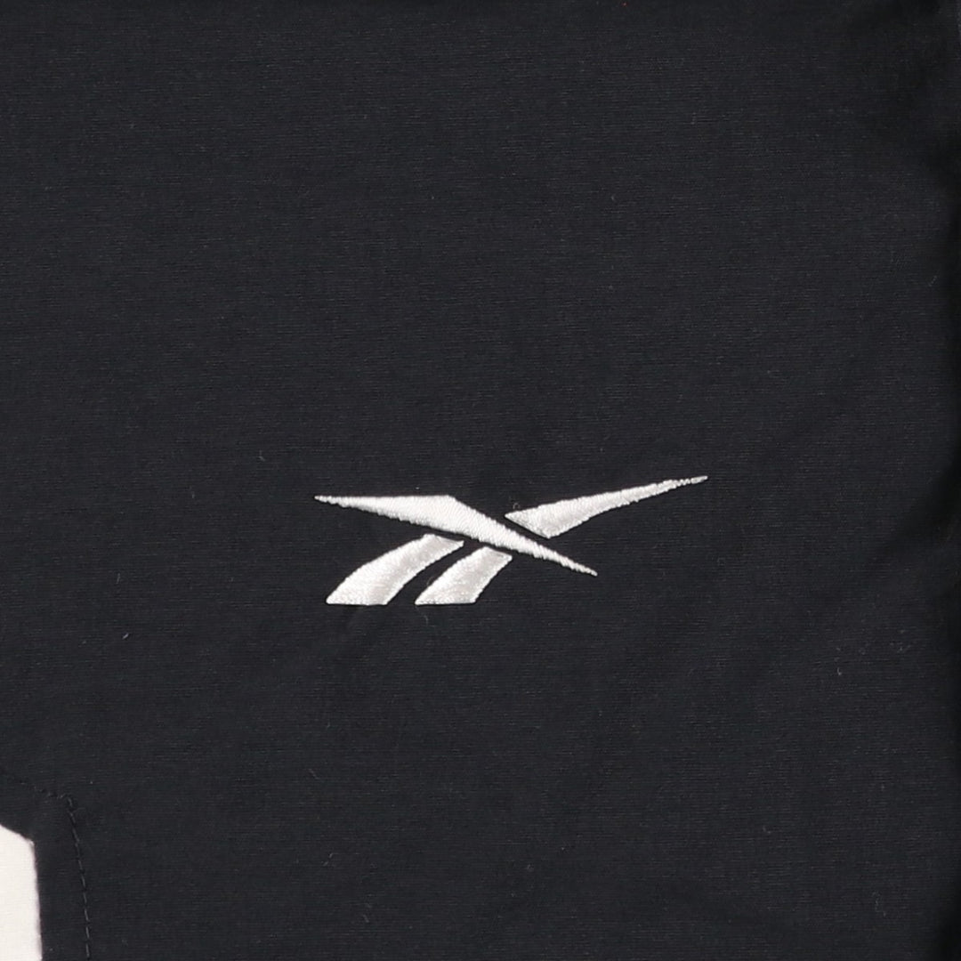 2000s~ Reebok Wisconsin University College Nylon Jacket, Men's Size L Nylon black type Vintage Second Hand