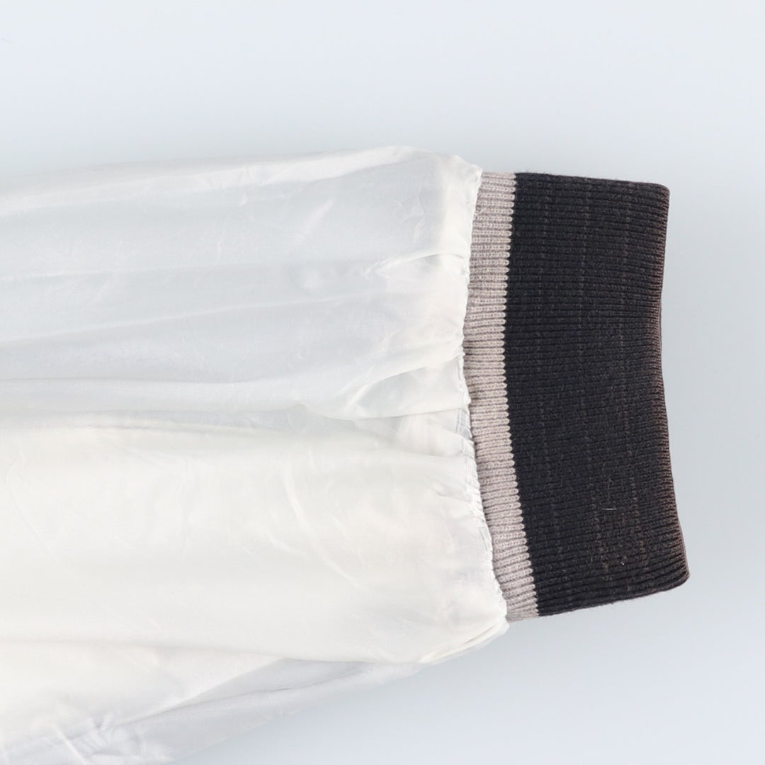 2000s~ Reebok Wisconsin University College Nylon Jacket, Men's Size L Nylon black type Vintage Second Hand