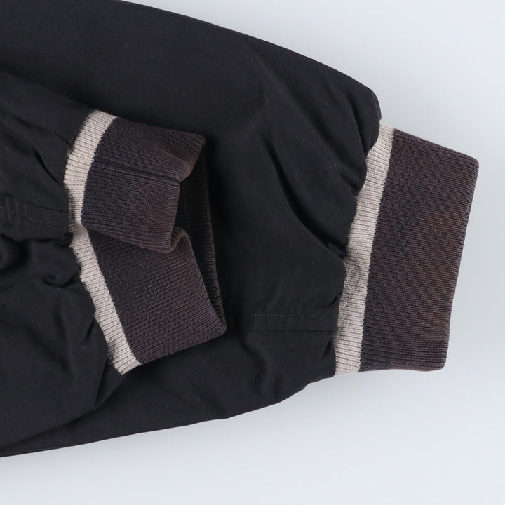 2000s~ Reebok Wisconsin University College Nylon Jacket, Men's Size L Nylon black type Vintage Second Hand