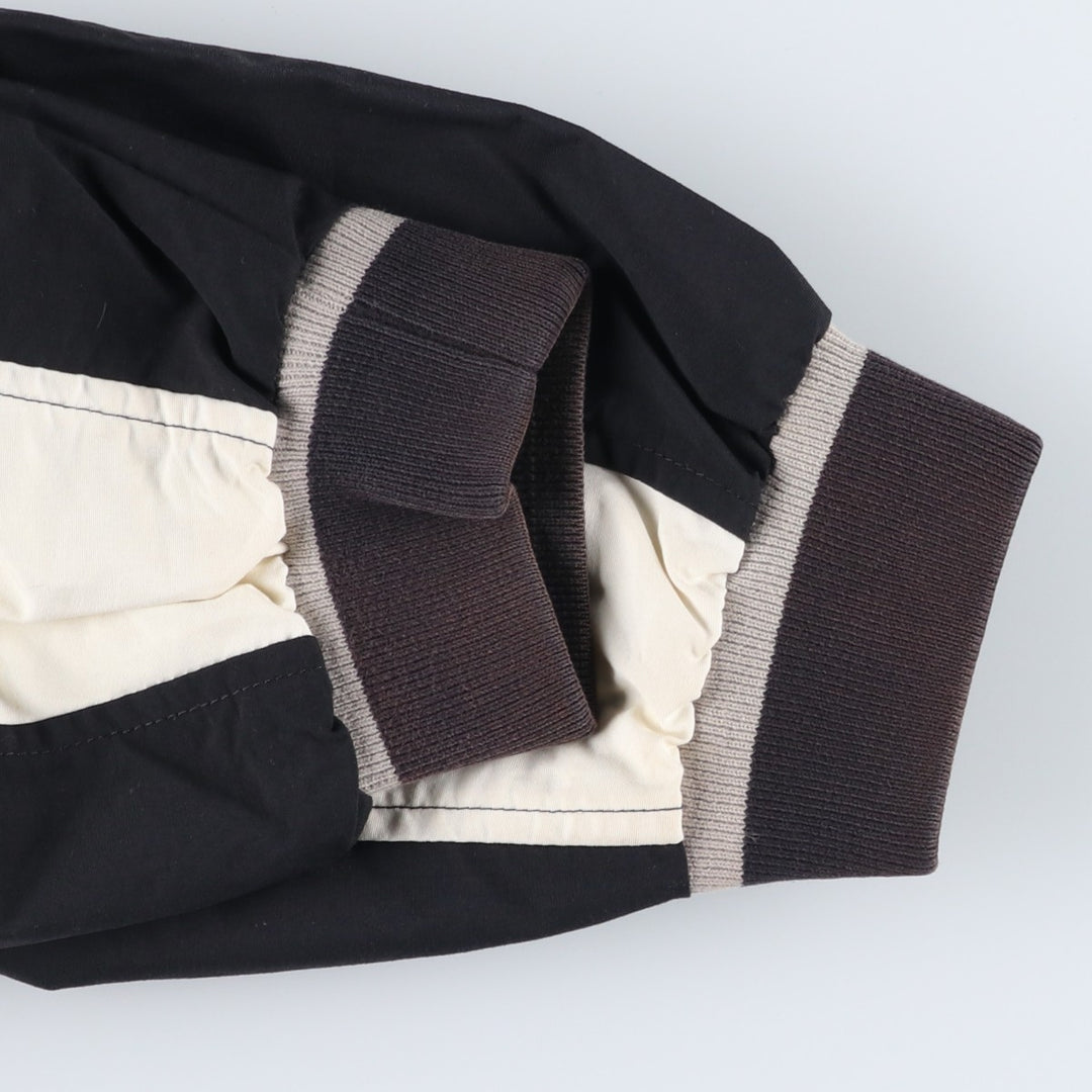 2000s~ Reebok Wisconsin University College Nylon Jacket, Men's Size L Nylon black type Vintage Second Hand