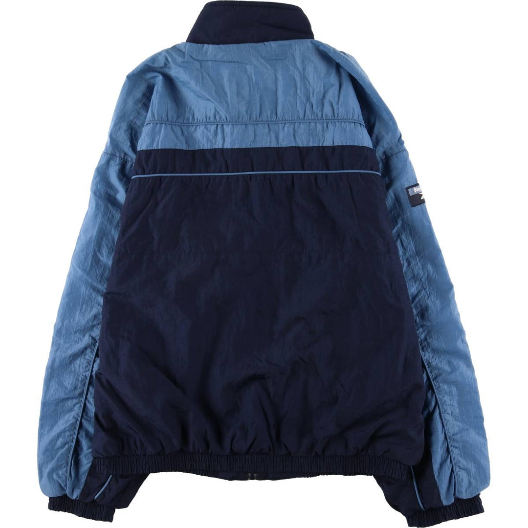 2000s~ Reebok Two-Tone Nylon Jacket, Men's Size L Nylon navy blue type Vintage Second Hand