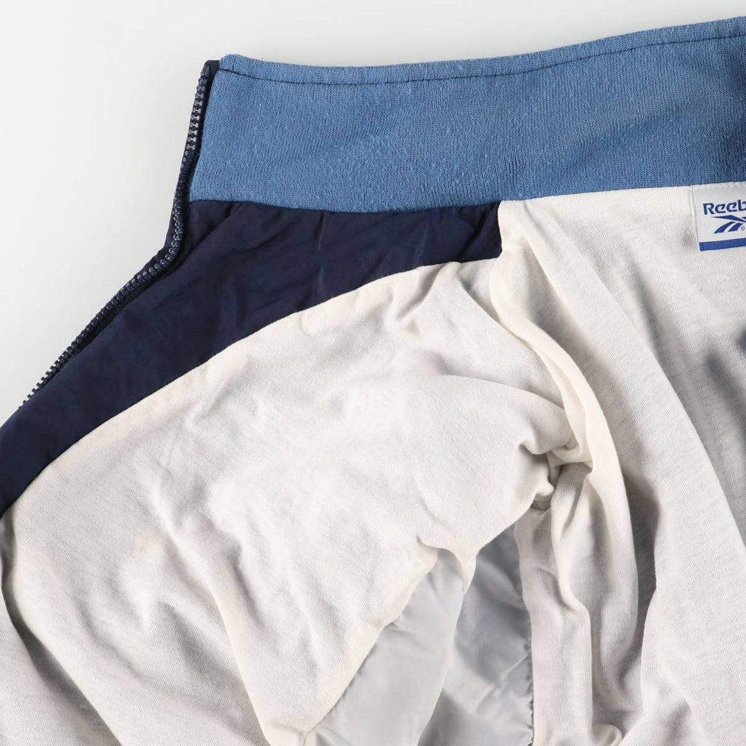 2000s~ Reebok Two-Tone Nylon Jacket, Men's Size L Nylon navy blue type Vintage Second Hand