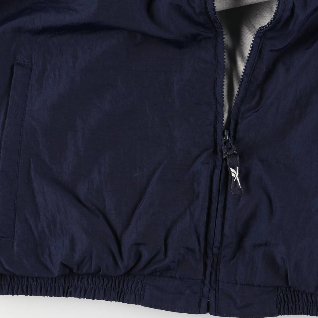 2000s~ Reebok Two-Tone Nylon Jacket, Men's Size L Nylon navy blue type Vintage Second Hand