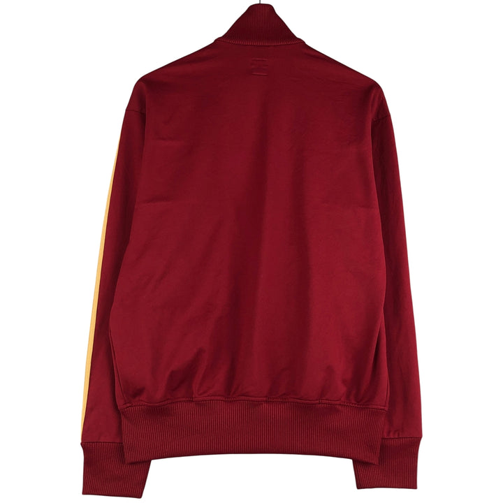2000'S adidas Originals Jersey Track Jacket, Men's Size Small polyester burgundy type Vintage Second Hand