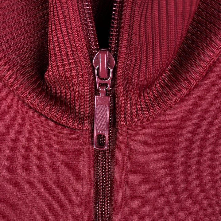 2000'S adidas Originals Jersey Track Jacket, Men's Size Small polyester burgundy type Vintage Second Hand