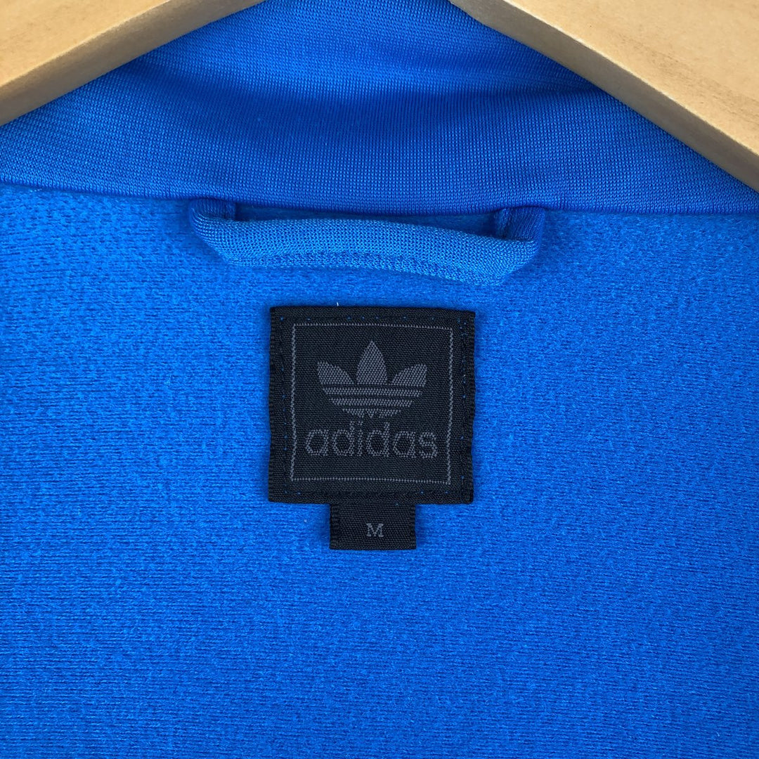 00'S adidas Originals Jersey Track Jacket Men's M polyester Blue type light blue Vintage Second Hand
