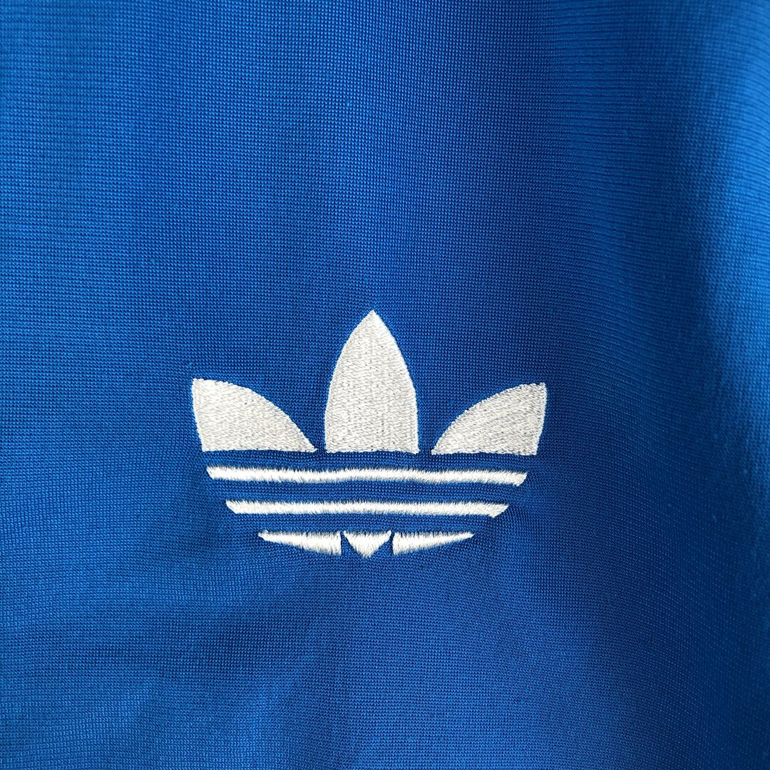 00'S adidas Originals Jersey Track Jacket Men's M polyester Blue type light blue Vintage Second Hand