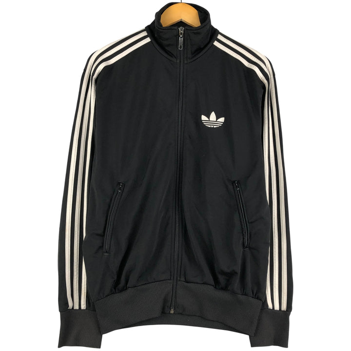 2000'S adidas Originals Jersey Track Jacket, Men's Size Small polyester black type Vintage Second Hand