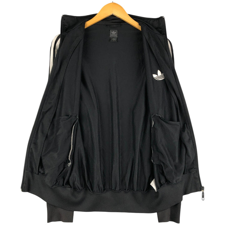 2000'S adidas Originals Jersey Track Jacket, Men's Size Small polyester black type Vintage Second Hand