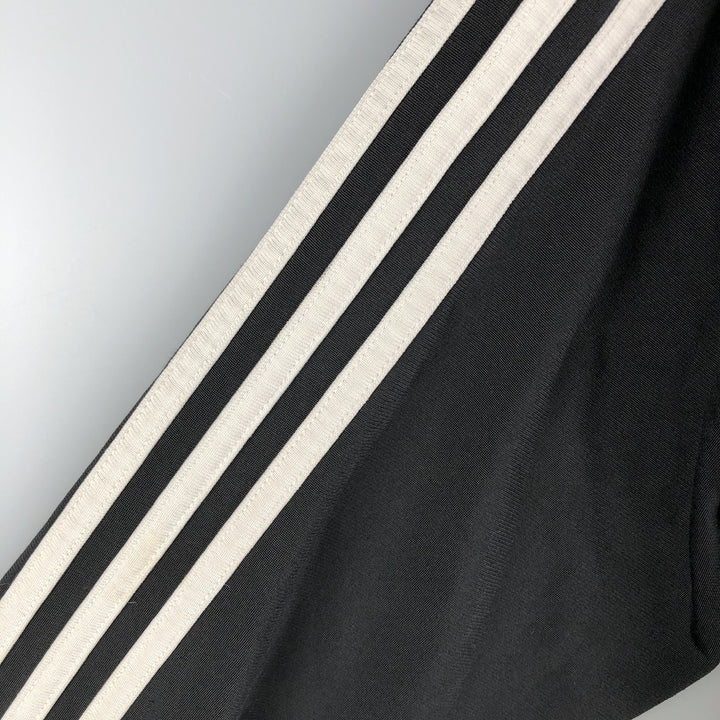 2000'S adidas Originals Jersey Track Jacket, Men's Size Small polyester black type Vintage Second Hand